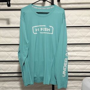 Under Armour Teal HeatGear Shirt